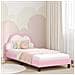 Struttura letto bambini con testata Rosa 90 x 190 cm PU - Foto miniatura 2