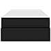 Letto con contenitore e materasso 2 pcs Nero Pelle - Foto miniatura 7