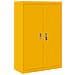 Armadio Giallo senape 90 x 40 x 140 cm Acciaio - Foto miniatura 1