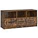 Mobile TV Rovere Fumo 102 x 34,5 x 47 cm Legno ingegnerizzato - Foto miniatura 1