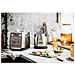 5KEK1222ESX bollitore elettrico 1,25 L 2200 W Nero, Acciaio inox - Foto miniatura 2