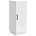 Credenza Bianco 33 x 34,5 x 87 cm Legno ingegnerizzato - Foto miniatura 1