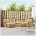Set di divani da esterno con cuscino 7 pcs Bianco e Beige - Foto miniatura 2