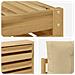 Set di divani da esterno con cuscino 7 pcs Bianco e Beige - Foto miniatura 7