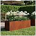 Vaso da giardino Ruggine 80 x 30 x 30 cm Acciaio Corten - Foto miniatura 2
