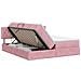Letto con Contenitore con testiera 2 pz Rosa - Foto miniatura 1