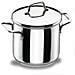 90128 - Padella gourmet con coperchio 28 cm in acciaio inox - Foto miniatura 1