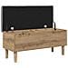 Panchina con Cuscino Rovere Artigianale 102 x 42 x 46 cm - Foto miniatura 3