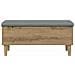 Panchina con Cuscino Rovere Artigianale 102 x 42 x 46 cm - Foto miniatura 4