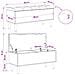 Panchina con Cuscino Rovere Artigianale 102 x 42 x 46 cm - Foto miniatura 7
