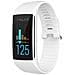 A360 Fitness Tracker Misura M Cardiofrequenzimetro, Contapassi, Calorie e Sonno + Notifiche con vibrazione - Bianco - Foto miniatura 1