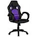 Sedia Da Ufficio In Ecopelle Viola Rest - Foto miniatura 22
