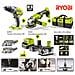 18v Impact Drill / Driver Set - Smerigliatrice Angolare Oneplus 18v - 1 Batteria 18v 2.0 Ah - 1 Batteria 18v 4.0 A - Foto miniatura 2