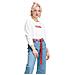 Relaxed Graphic Crew Box Tab White+ Felpa Donna Taglia Xxs - Foto miniatura 1