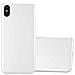 Custodia Compatibile Con Apple Iphone Xs Max In Argento Metallo - Hard Case Coperchio Protettivo In Look Metallico Contro I Graffi E Gli Urti - Foto miniatura 1