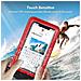 Custodia Impermeabile Compatibile Con Huawei P10 Lite Certificato Ipx8 Waterproof Case Cover Impermeabile (rosso)  - Foto miniatura 4