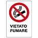 Cartello Segnaletico ""vietato Fumare"" In Pvc - Foto miniatura 1