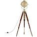 Lampada da Terra a Treppiede Legno Massello di Mango 165 cm - Foto miniatura 3
