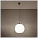 Ball - Lampadario A Sospensione In Vetro, Colore: Bianco Cromato - Foto miniatura 15