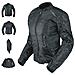Giacca Lady Moto Donna Tessuto Protezioni Ce Sfoderabile Scooter Nero S - Foto miniatura 1