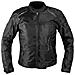 Giacca Lady Moto Donna Tessuto Protezioni Ce Sfoderabile Scooter Nero S - Foto miniatura 3