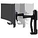 Trace Dual Monitors Panel Clamp Matte Black - Foto miniatura 3