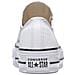 Scarpe Chuck Taylor All Star Lift Clean Leather Ox Taglia 36.5 Codice 561680c Bianco - Foto miniatura 5