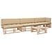 Set Divani in Pallet con Cuscini 4 pz in Pino Impregnato - Foto miniatura 1