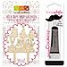 Cake Topper In Legno Natale Xmas + Penna Per Glassa Nera - Foto miniatura 1
