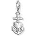 , Donna, Ciondolo Charm Croce Cuore Ancora Charm Club 925 Sterling Silber 0083-001-14 - Foto miniatura 1