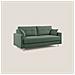 Megan Divano Letto Matrimoniale In Microfibra Smacchiabile T11 Verde - Foto miniatura 2
