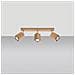 Applique Da Soffitto In Legno Keke 3 Legno 200x50x450 Mm Legno - Foto miniatura 11