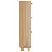 Scarpiera Marrone 52x25x115 Legno Multistrato e Rattan Naturale - Foto miniatura 6