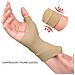 Guanti Compressivi Con Supporto Per Polso E Pollice 1 Paio Beige - Foto miniatura 5