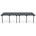 Pergola Addossata /posto Auto Coperto 27m² Kleo 900l300 Grigio Alluminio - Foto miniatura 4