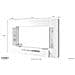 Parete Attrezzata Clementino, Set Salotto Porta Tv A 6 Ante, Mobile Soggiorno Multiuso Con Luce Led, 100% Made In Italy, Cm 290x40h191, Bianco Lucido - Foto miniatura 3
