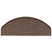 Tappetini Per Scale 10 Pz 65x24x4 Cm Marrone Caffè - Foto miniatura 3