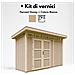 Casetta da giardino con pannelli in legno Lp Smartside 4,3 m2 con pavimento e piastrelle bituminose - L161x294x239 cm M902a - Harvest Honey - Foto miniatura 6