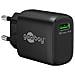 Caricabatterie Rapida IPW-USB-QB18B con Potenza 18W Colore Nero - Foto miniatura 1