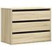 Cassettiera Angolare Rovere Sonoma 80x41x58cm Legno Multistrato - Foto miniatura 2