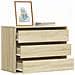 Cassettiera Angolare Rovere Sonoma 80x41x58cm Legno Multistrato - Foto miniatura 1
