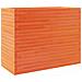 Fioriera Giardino Marrone Cera 90x40x68,5cm Legno Massello Pino - Foto miniatura 2