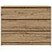 Credenza Rovere Artigianale 100x35x76 cm in Legno Multistrato - Foto miniatura 6