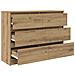 Credenza Rovere Artigianale 100x35x76 cm in Legno Multistrato - Foto miniatura 8