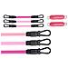 Set Di Fasce Per Caviglia Per Allenamento (rosa Sfumato, 3 Fasce E 2 Cavigliere) - Foto miniatura 3