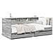 Divano Letto Con Cassetti Senza Materasso 90x200 Cm - Foto miniatura 2
