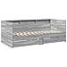 Divano Letto Con Cassetti Senza Materasso 90x200 Cm - Foto miniatura 3
