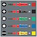05006614001 cacciavite manuale Set Cacciavite dritto - Foto miniatura 7