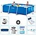 Piscina Fuori Terra - Rettangolo - 300x200x75 Cm - Blu - Include Accessori Coordinati A170 - Foto miniatura 1