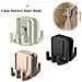 Ganci In Silicone Per Box Doccia, Ganci Da Appendere Sopra La Porta Per Il Bagno Black - Foto miniatura 6